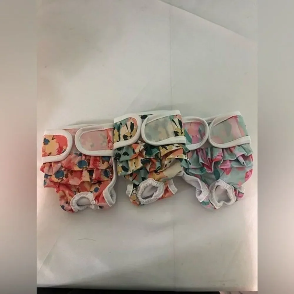 Dog training New female XS 3pack multicolor‎ diapers